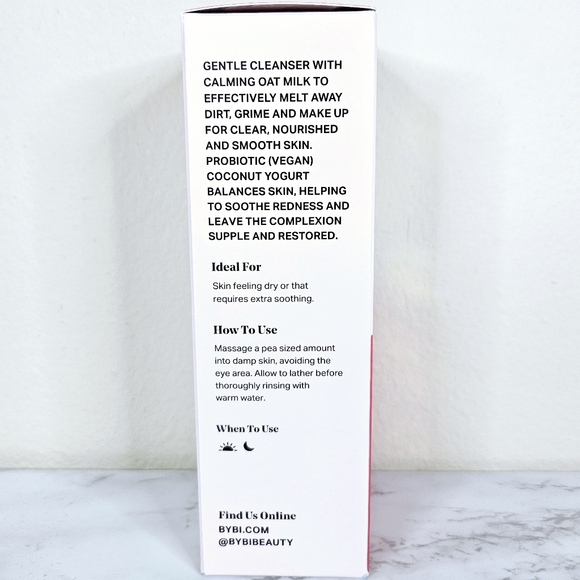 BYBI BEAUTY Milk Melt Vegan Oat Milk Cleanser - Picture 8 of 9